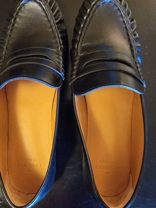 Sezane Marceau Loafers, black, size US10 - Picture 6 of 7